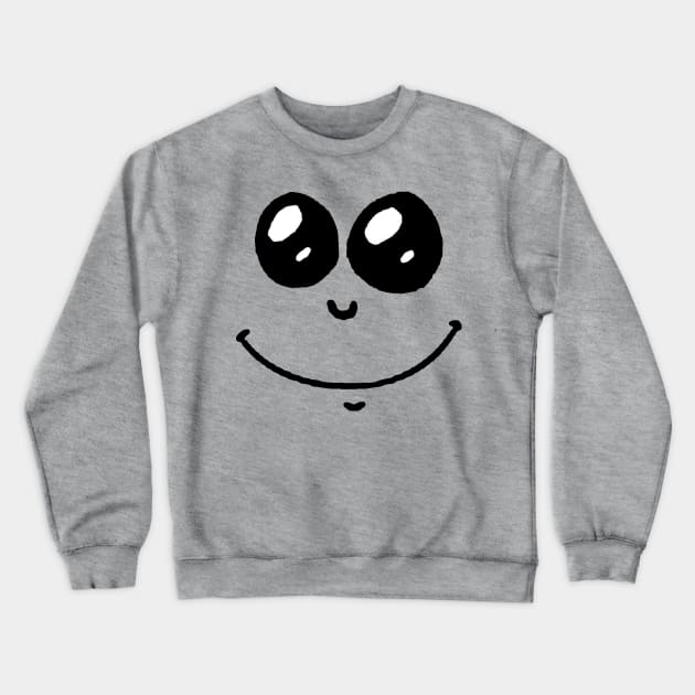 Smile Emoji Face Crewneck Sweatshirt by Studio Hues